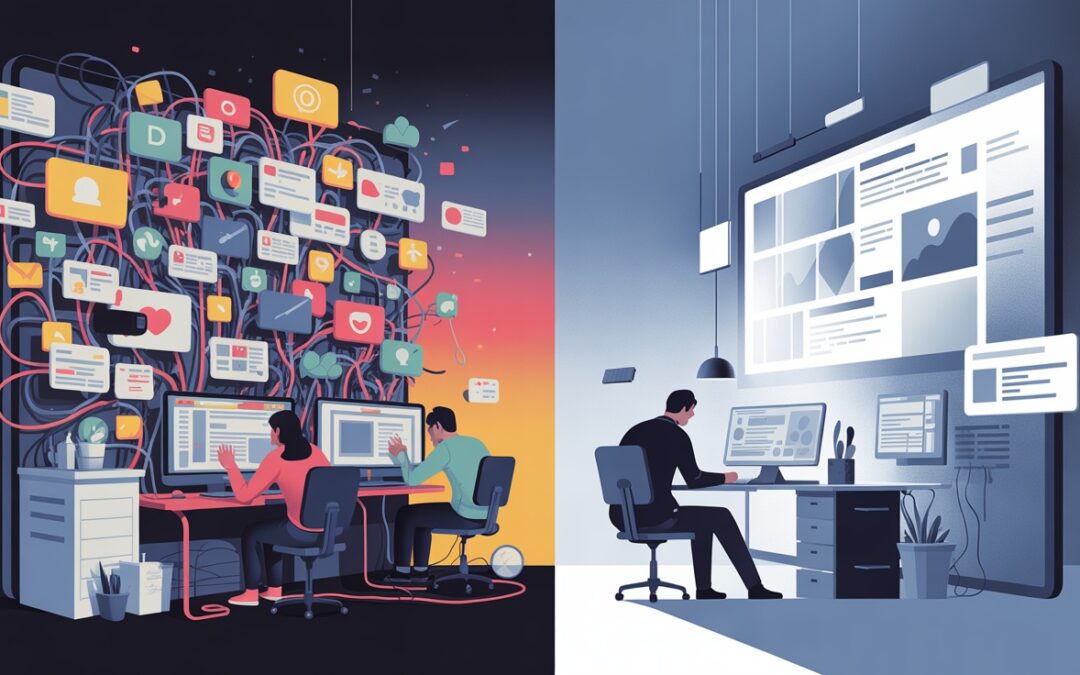 Digitale Überlastung, Tool-Wildwuchs und ständige Erreichbarkeit